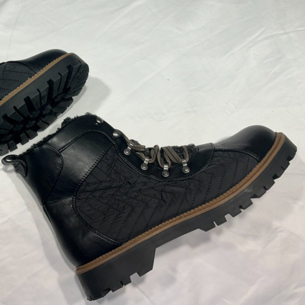 New Style & Co. Black Combat Boots Size 10